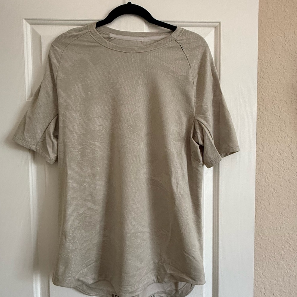 Lululemon Athletica Tan Short Sleeve Tee